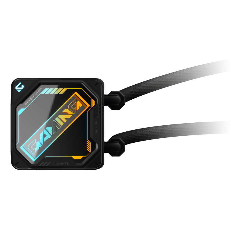 VENTILADOR P/CPU GIGABYTE (GP-GIGABYTE GME 240) ARGB,ENFRIAMIENTO LIQUIDO,2 FAN,240MM,NEGRO image 4